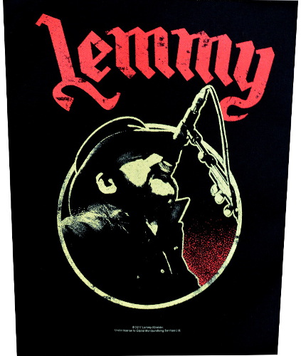 Motorhead Lemmy (Red) Back Patch